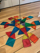 Magna-Tiles - 100 stk. transparent. - Billede 1