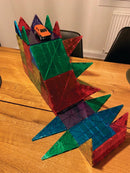 Magna-Tiles - 100 stk. transparent. - Billede 1