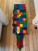 Magna-Tiles - 100 stk. transparent. - Billede 1