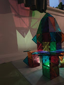 Magna-Tiles - 100 stk. transparent. - Billede 1