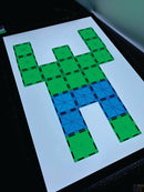 Magna-Tiles - 100 stk. transparent. - Billede 1