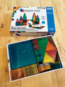 Magna-Tiles - 100 stk. transparent. - Billede 1