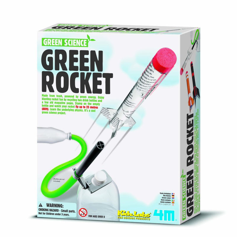 4M Green Science - Grøn Raket - Fra 8 år - Billede 1