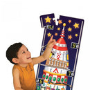 Gulvpuslespil - 123 Rumraket - 150 x 45 cm - The Learning Journey - Billede 1