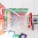 Connetix - Magnetisk Kuglebane - Regnbuefarver - 92 dele. - Billede 1