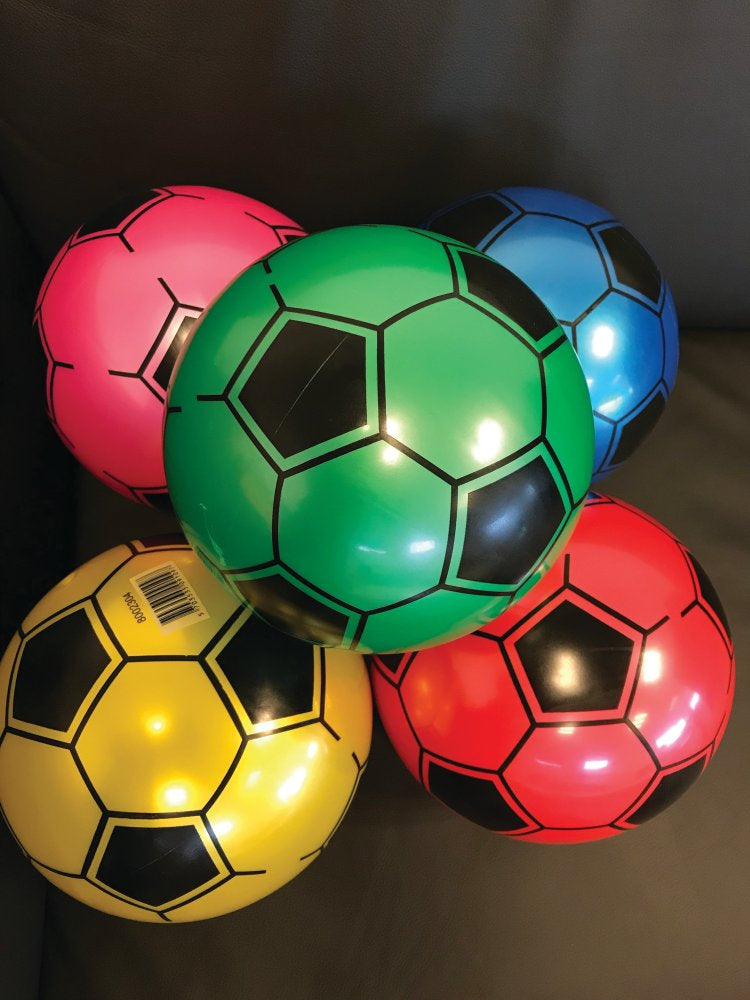 Fodbold plast TV-bold - Str. Ø ca. 18 cm. - Billede 1