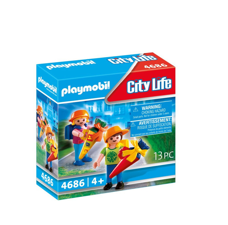 Playmobil City Life - Første Skoledag - 4686 - Fra 4 år. - Billede 1