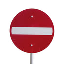 Færdselstavle Sæt - 7 skilte med fod - Alutoys. - Billede 1