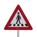 Færdselstavle Sæt - 7 skilte med fod - Alutoys. - Billede 1