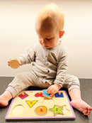 Knoppuslespil med Figurer - 8 brikker - Viga - Fra 18 mdr. - Billede 1