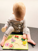 Knoppuslespil med Frugter - 8 brikker - Viga - Fra 18 mdr - Billede 1