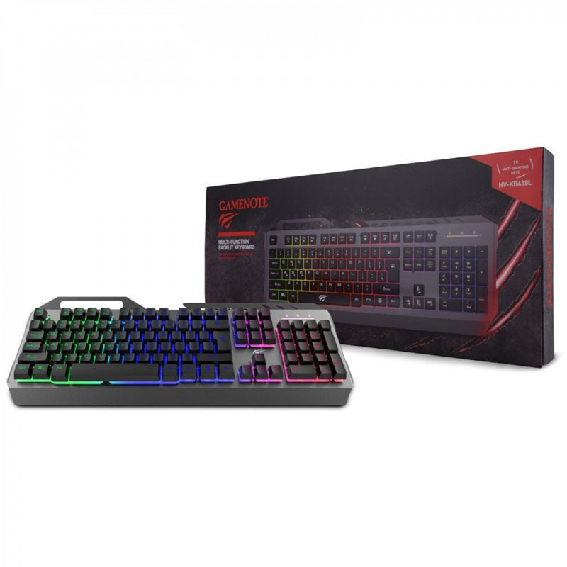 Havit Gaming Keyboard - RGB Tastatur KB418L - 1 stk. - Billede 1