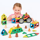 Polydron Magnetisk Hjulsæt - 92 dele - Fra 3 år - Billede 1