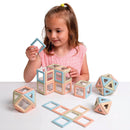 Polydron Magnetisk - 72 Miljøvenlige Polydroner - Fra 3 år - Billede 1