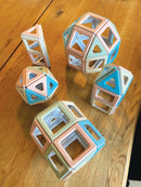 Polydron Magnetisk - 72 Miljøvenlige Polydroner - Fra 3 år - Billede 1