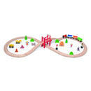 Togbanesæt m. 18 skinner - VIGA - Fra 3 år. - Billede 1