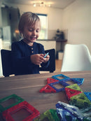 Magnetiske Transparente Polydroner - 64 dele - Fra 3 år. - Billede 1