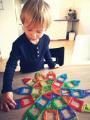 Magnetiske Transparente Polydroner - 64 dele - Fra 3 år. - Billede 1