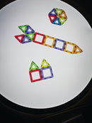 Magnetiske Transparente Polydroner - 64 dele - Fra 3 år. - Billede 1