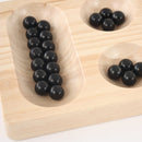 Luksus Kalaha Spil i træ - Naturfarvet - 68 x 18 x 3 cm - Fra 5 år - Billede 1