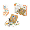 Hammermosaik - Robotter - VIGA - Fra 3 år. - Billede 1