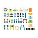 Hammermosaik - Robotter - VIGA - Fra 3 år. - Billede 1