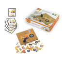 Hammermosaik - Arbejdskøretøjer - VIGA - Fra 3 år. - Billede 1