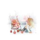 Dukkevogn - Dukkeparaplyklapvogn i metal. - Billede 1