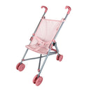 Dukkevogn - Dukkeparaplyklapvogn i metal. - Billede 1