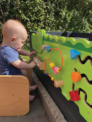 Aktivitetstavle i træ - Lille Krokodille - Fra 18 mdr. - Billede 1