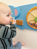 Aktivitetstavle i træ - Elefant - Fra 18 mdr. - Billede 1