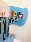 Aktivitetstavle i træ - Elefant - Fra 18 mdr. - Billede 1