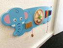 Aktivitetstavle i træ - Elefant - Fra 18 mdr. - Billede 1