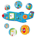 Aktivitetstavle i træ - Flyvemaskine - Fra 18 mdr - VIGA. - Billede 1