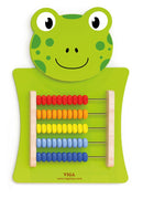 Aktivitetstavle i træ - Frø - Fra 18 mdr. - Billede 1