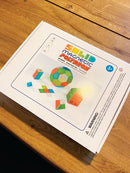 Translucente Solide Magnetiske Polydroner - 104 dele - Fra 3 år. - Billede 1