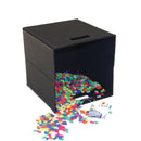 Kurv i filt til opbevaring, sort (uden låg) - 1 stk. - Billede 1