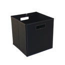 Kurv i filt til opbevaring, sort (uden låg) - 1 stk. - Billede 1