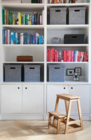 Kurv i filt til opbevaring, Grå (uden låg) - 1 stk. - Billede 1