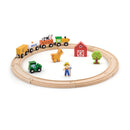 Togbanesæt med 8 skinner fra VIGA - Fra 3 år. - Billede 1