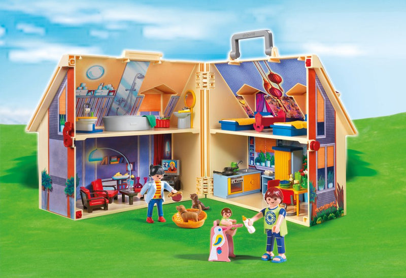 Playmobil Dollhouse - Take Along Dukkehus - Fra 4 år. - Billede 1