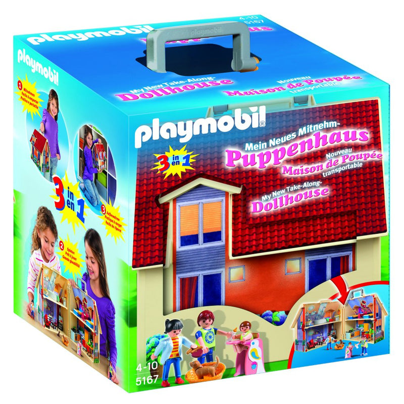 Playmobil Dollhouse - Take Along Dukkehus - Fra 4 år. - Billede 1