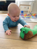 Vægtslange med granulat - 2,2 kg - Grøn - Fra 6 år - Billede 1