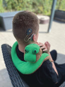 Vægtslange med granulat - 2,2 kg - Grøn - Fra 6 år - Billede 1