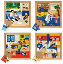 Puslespil fra Educo - Sundhed - 4 stk - 50 brikker. - Billede 1