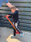 Kængurustylte QU-AX - Op til 30 kg - 3-6 år - Rød. - Billede 1