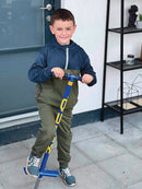 Kængurustylte QU-AX op til 50 kg - Fra 7-12 år - Blå. - Billede 1