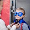 Udklædning - Vendbar kappe - Spiderman/superman - Fra 5-6 år. - Billede 1