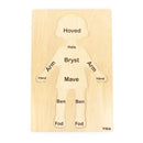 VIGA Knoppuslespil i træ - Dreng - 12 brikker - Billede 1