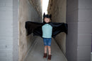 Udklædning, Batman kappe - Str. 5-6 år
